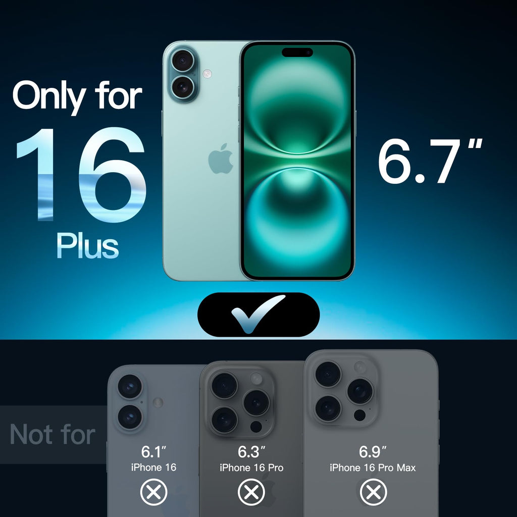 JETech Screen Protector for iPhone, Tempered Glass Film with Easy Installation Tool, Case-Friendly, HD Clear, 3-Pack