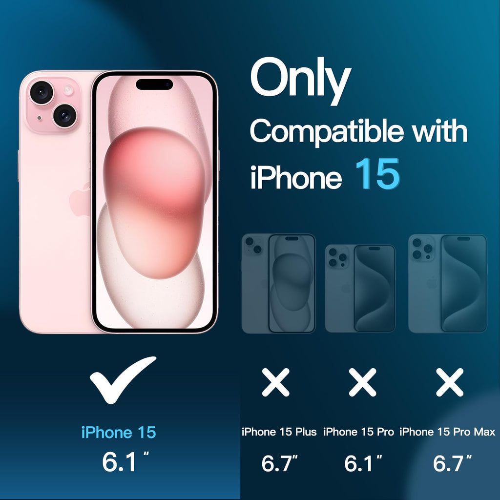 JETech Screen Protector for iPhone, Tempered Glass Film with Easy Installation Tool, Case-Friendly, HD Clear, 3-Pack