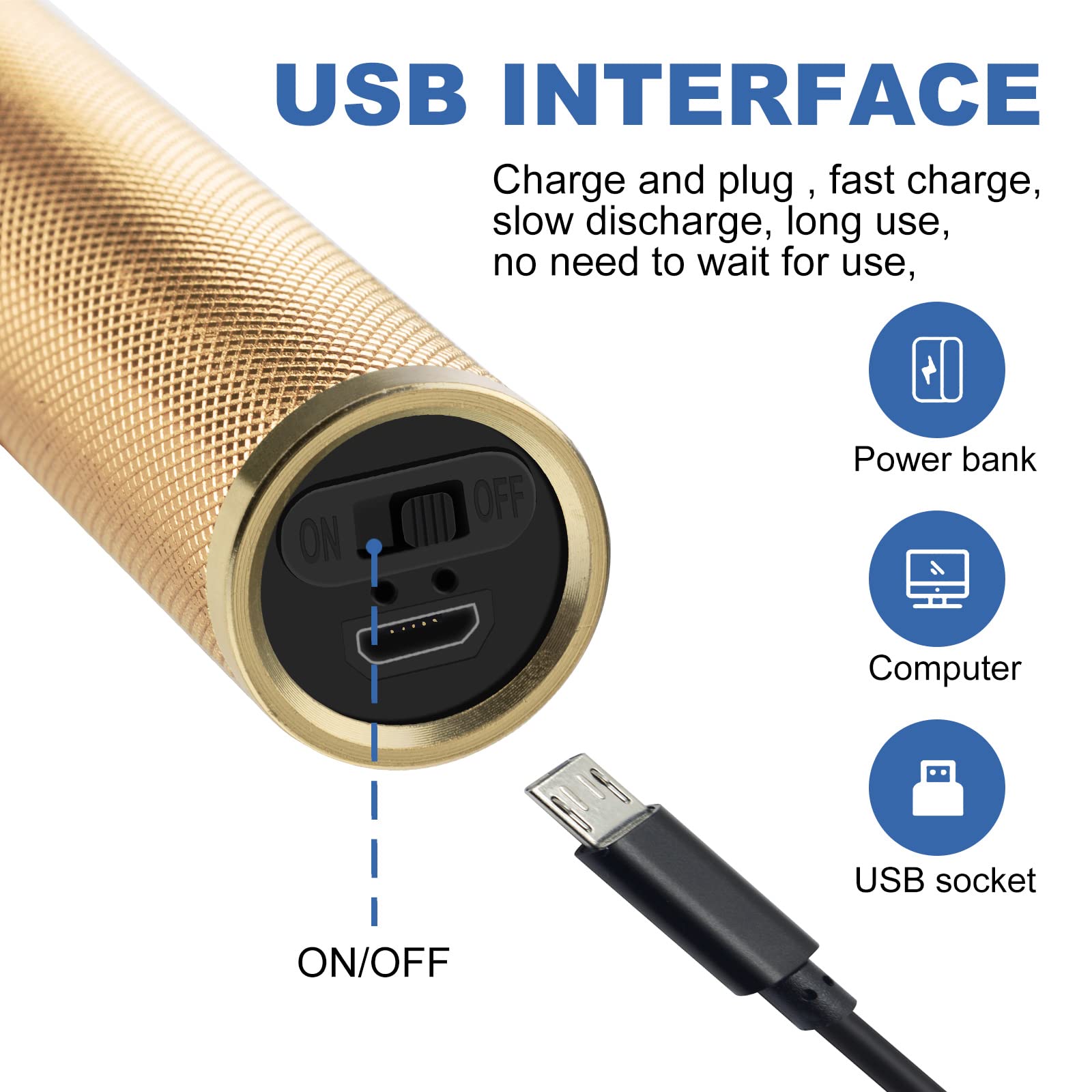 Hair Clippers for Men, Rechargeable Beard Trimmer with 4 Limit Combs, Grooming Kit for Barbers Haircut, USB Type-C Charging, Professional Shaver