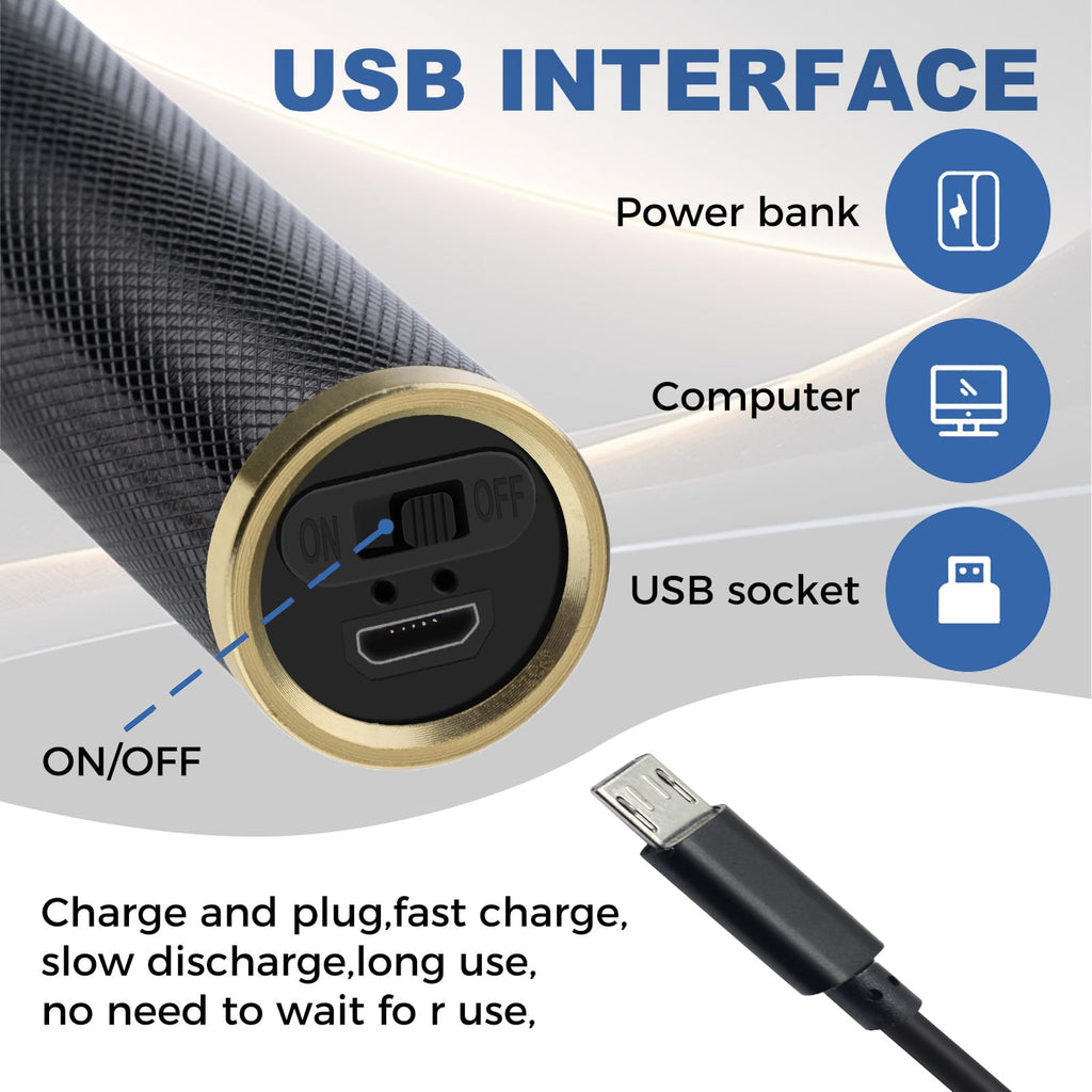 Hair Clippers for Men, Rechargeable Beard Trimmer with 4 Limit Combs, Grooming Kit for Barbers Haircut, USB Type-C Charging, Professional Shaver