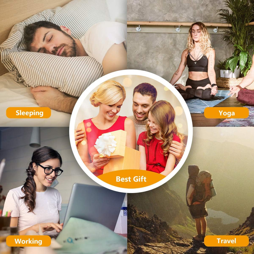 Easysleep Sound White Noise Machine with 25 Soothing Sounds and Night Lights with 32 Levels of Volume 5 Timers Memory Function for Adults Babies and Kids (Black)