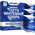 DRDENT Professional Teeth Whitening Strips 21 Treatments - Safe for Enamel - Non Sensitive Teeth Whitening - Whitening Without Any Harm + Mouth Opener Included