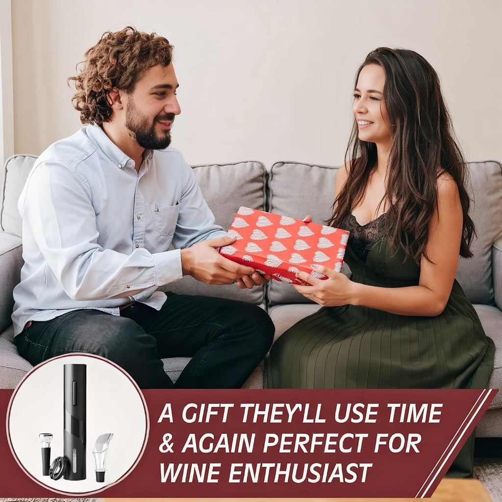 Electric Wine Bottle Opener – One-Touch Automatic, Sleek & Easy to Use