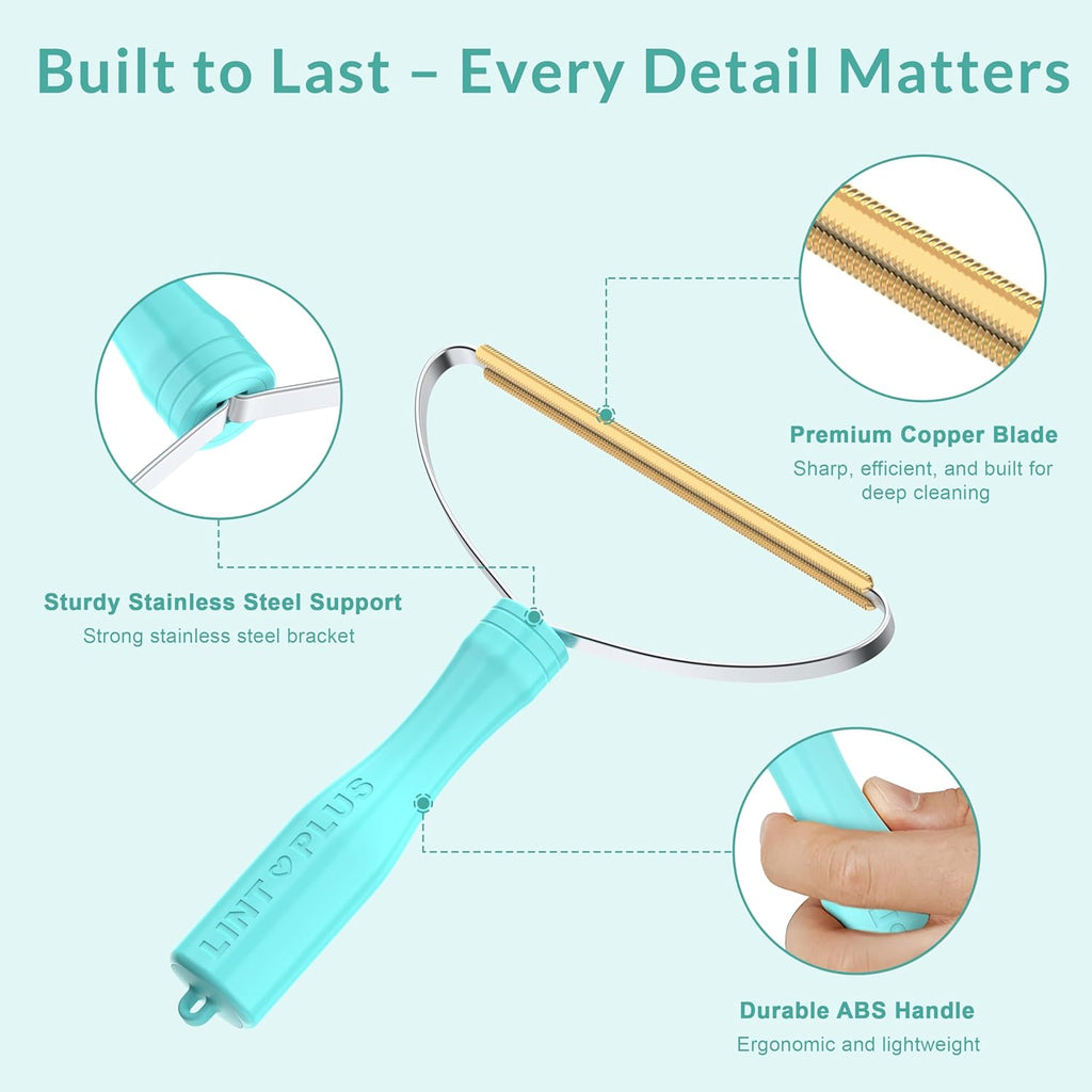 Deep Cleaner Pro Multi-Fabric Pet Hair Remover - Edge & Carpet Rake Scraper for Rugs, Couch & Pet Towers - Easy to Use!