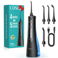 Cordless Water Flosser with 20 Pressure Levels & 4 Nozzle Tips